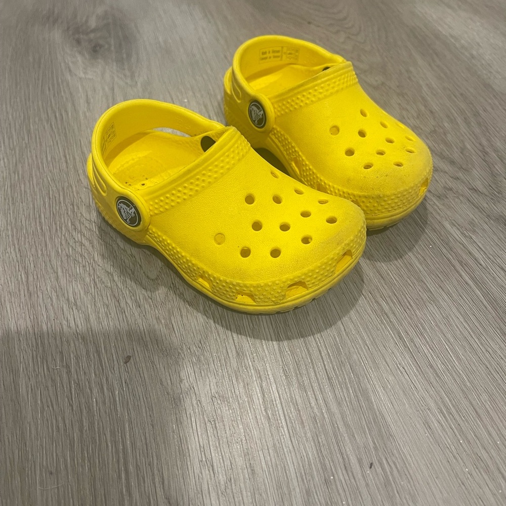 Kids  Yellow Crocs